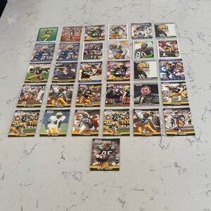 Wisconsin Green Bay Packers Football Card Collection Bundle